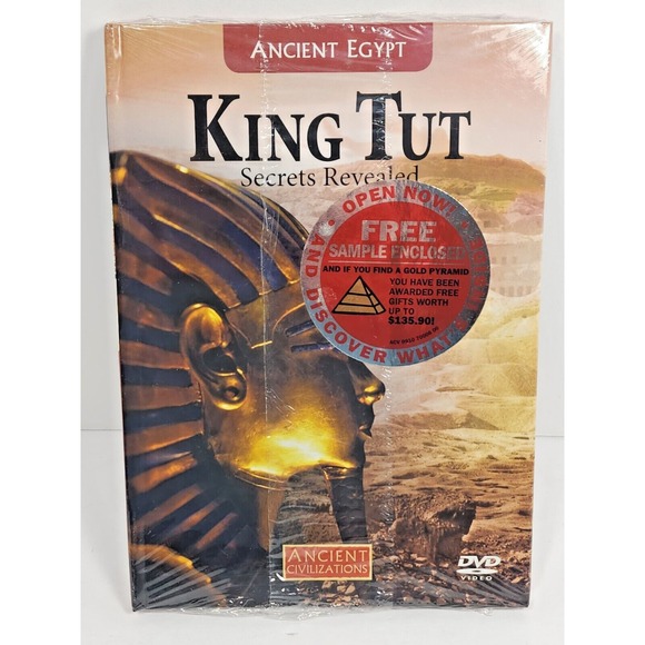 Ancient Egypt King Tut Secrets Revealed DVD Hardcover Book From History Channel - Picture 1 of 6